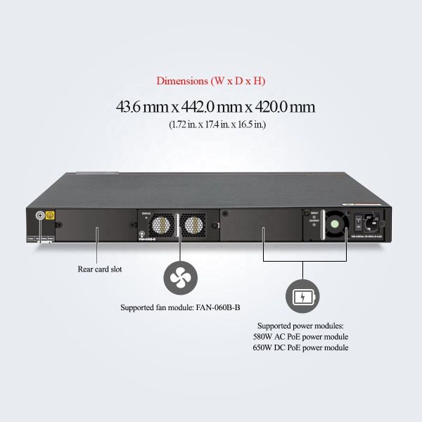 10g Switch Capacity and POE Function Switch S6720-32C-PWH-SI Network Gigabit Switch with Prompt Delivery