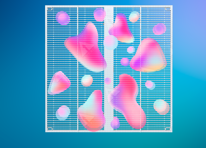 3.125mm Indoor Transparent LED Display Screen/Indoor Commercial Media Video Ads