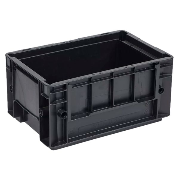 Reusable Plastic Crates For Auto Parts 300x200x147mm External Size Stackable