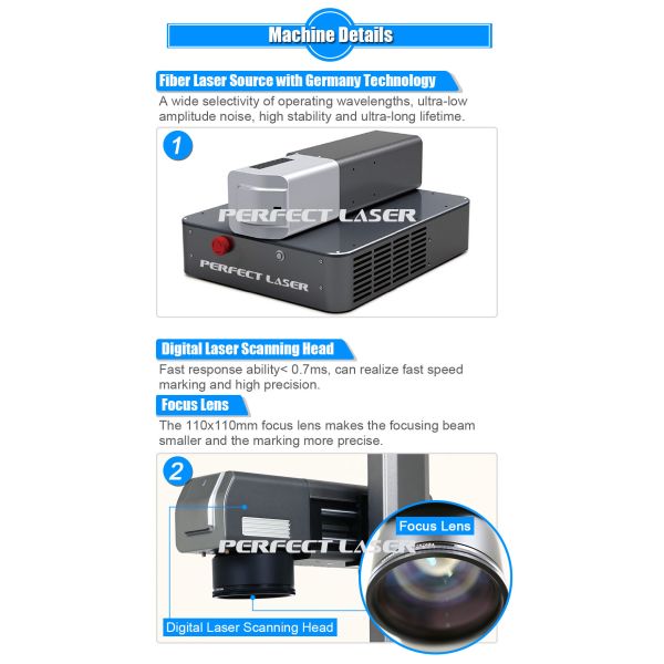 Desktop Mini Compact Fiber Laser Etcher With Red Light Positioning
