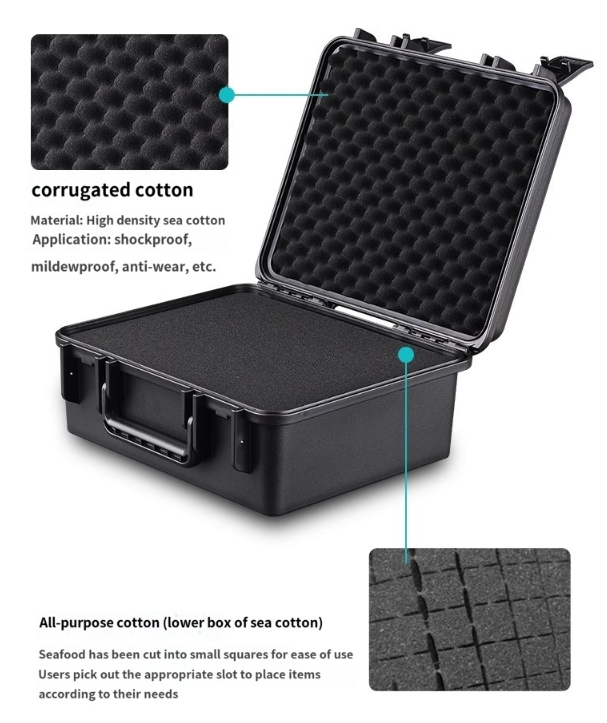 Heavy-Duty Tool Storage Case with Custom Foam Padding ODM Support and Dust Proof Protection