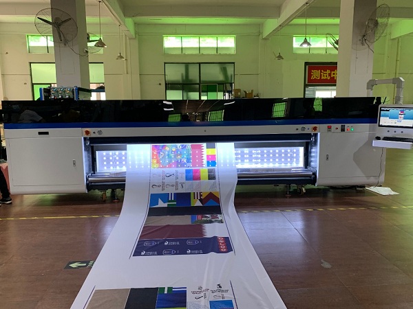 High Speed UV Roll To Roll Printer Ricoh Head For Leather Printing