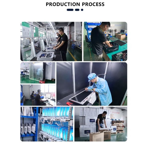 Industrial All In One PC Touch Screen With Intel Celeron J1900 Processor 16.7M Colors
