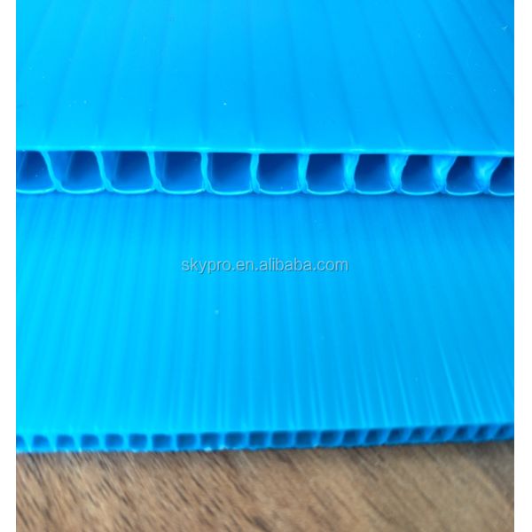 Plastic corrugated sheet applications