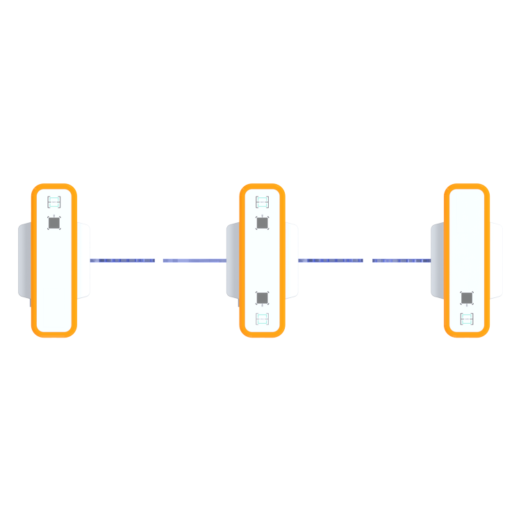 Customizable Flap Barrier Turnstiles Two-way Passing Direction and Customization Service for Size and Design Preferences