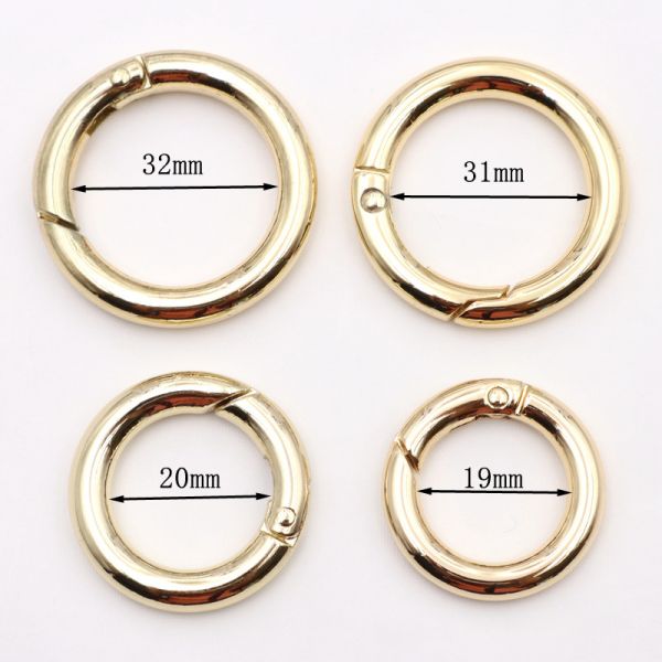 Smooth Spring O Ring Shiny Spring Gate Ring 30mm Phone Case Lanyard Accessories