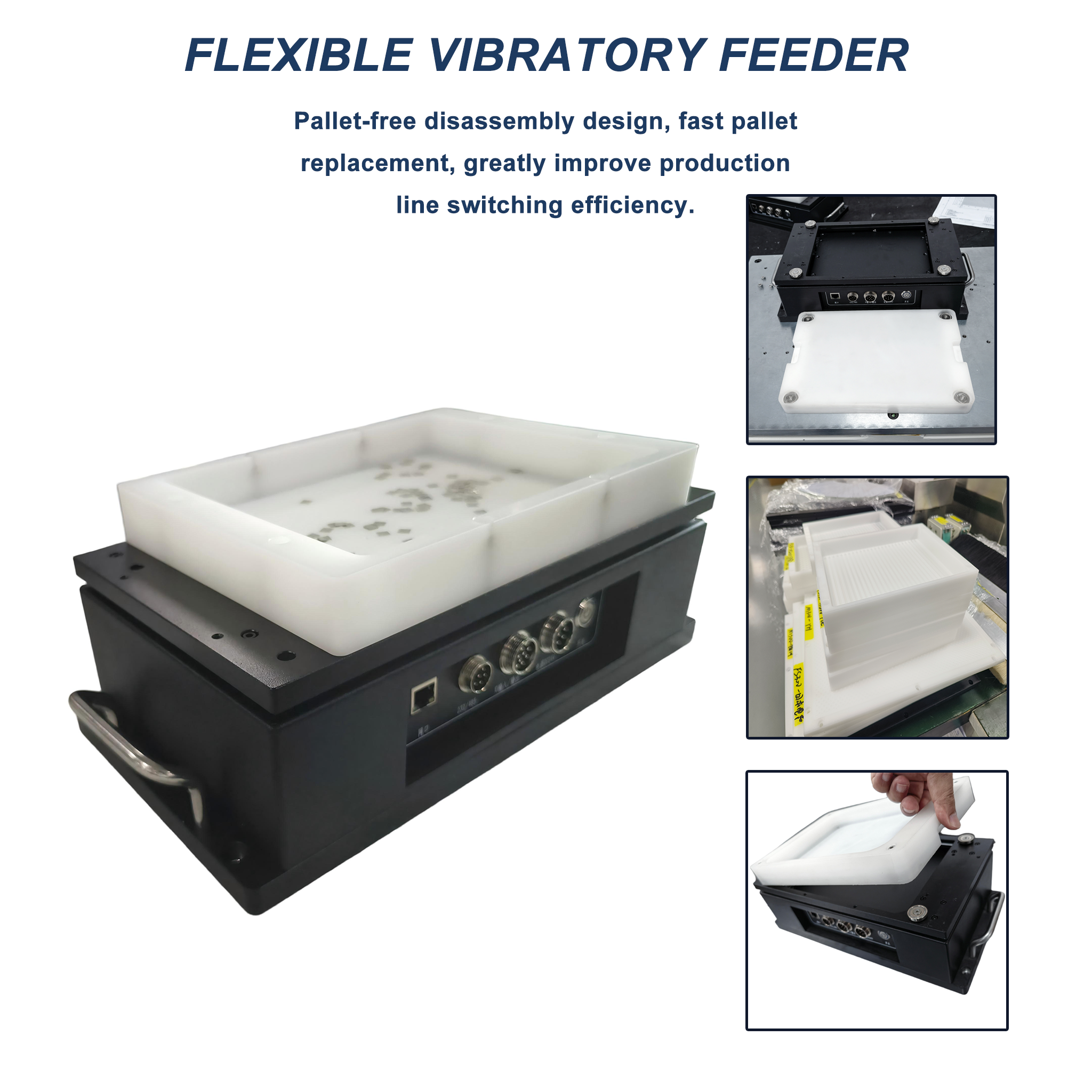 Customizable Quick Switch Precise Recognition 3Axis Vibration Feeder Components