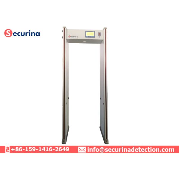 Multi Lanuague Operation Pass Through Metal Detector 33 Pinpoint Zones LCD Screen