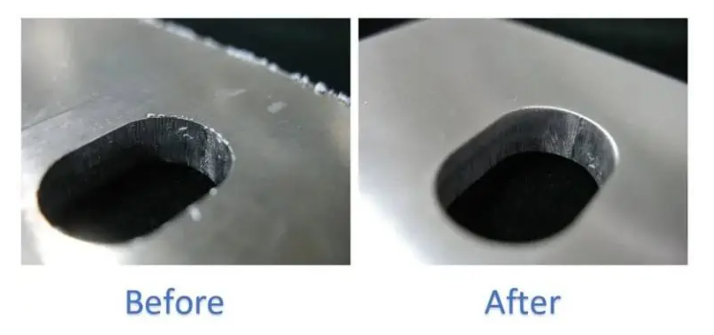 Metal Deburring Machine With Sand Belt And Deburring Brushes 630mm Wide Working Bed