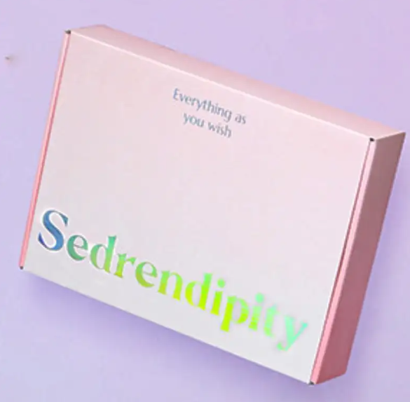 Environmental Folding Packaging Boxes Custom Logo Laser Gradient Color Display Carton Clothing Express Box Logistics