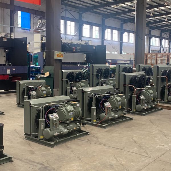 Compact Condenser Unit Air Cooled With Highly Rotary Inverter Compressor