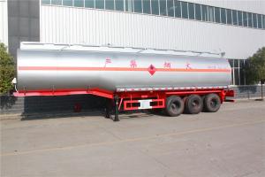 Quality Anti‐skid Oil Tank Truck Trailer Carbon Steel 40 To 60 Cbm With Mud Flaps for sale