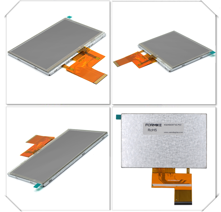 480x272 4.3 Inch TFT Touch Display Screen LCD Module 3.3V