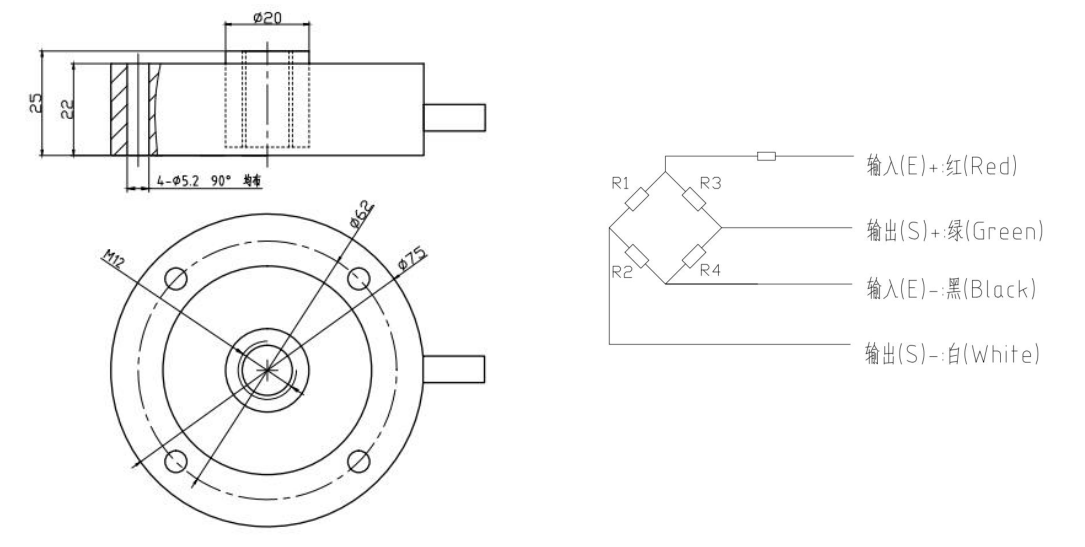 Tension Sensor Spoke Type Load Cell Aluminum Stainless Steel Customized Weighing Sensor