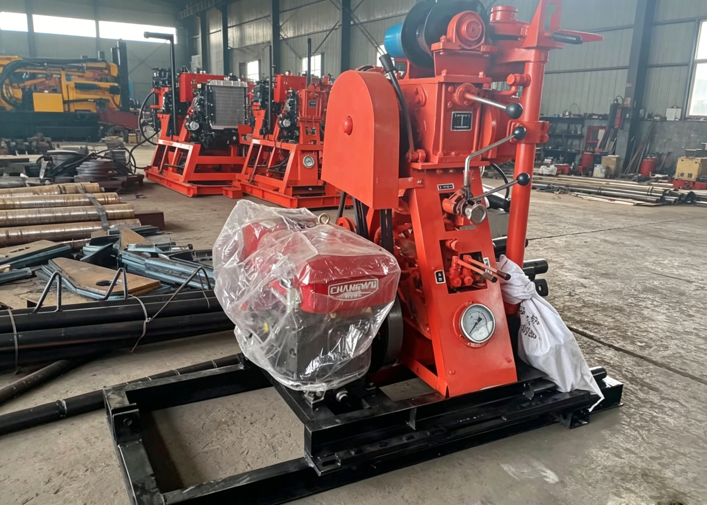 ST50 Soil Testing Drilling Rig 75mm Dia Core Samples Collection