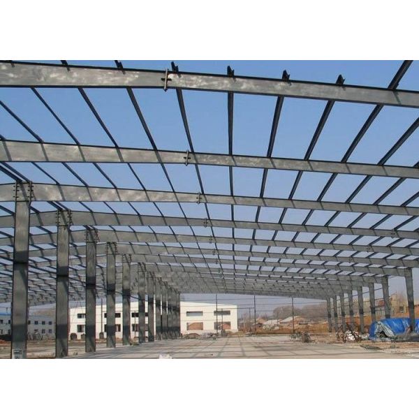 Hdg Steel Structure Workshop With Solid H Shape Steel Beam Model Number Circular Steel Tube