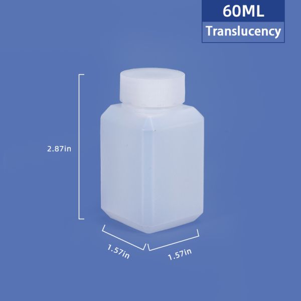 Silkscreen Printing Reagent Containers Plastic Packaging Bottles For Laboratory Chemicals