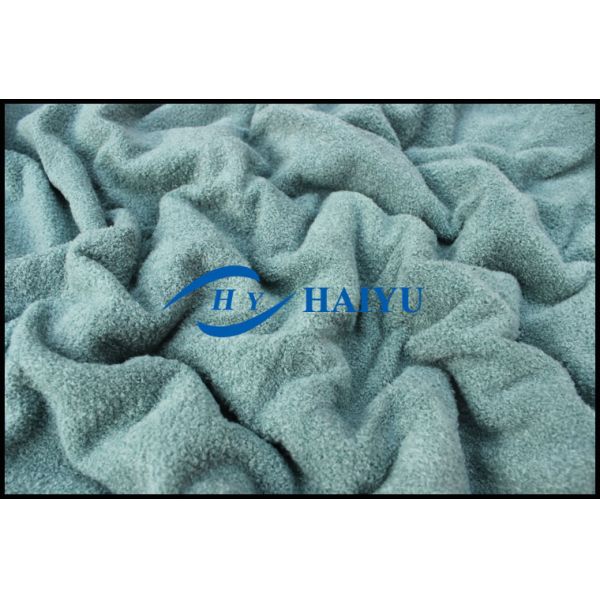 100% polyester warp knitting pearl velour/textile fabric