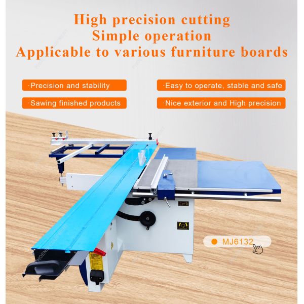 Woodworking Precision Multifunction Circular Automatic Double Blade Sliding Table Saw