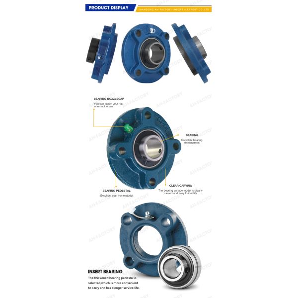 UCFC Pillow Block Bearings with and Interchangeable Eccentric Locking Collar from SKF