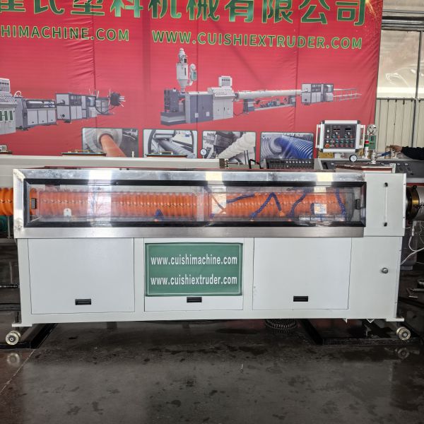 HDPE Single Wall Spiral Corrugated Pipe Making Machine for Underground Telecom and Power Cable Ducting