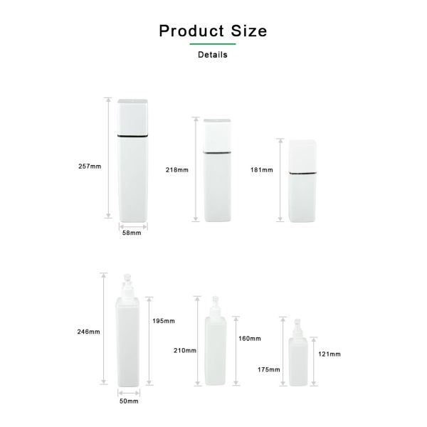 300ml 400ml 500ml PE Bottle With Outer Cover Shampoo Bottle