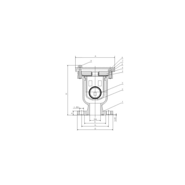 Flange End Single Sphere Air Release Valve
