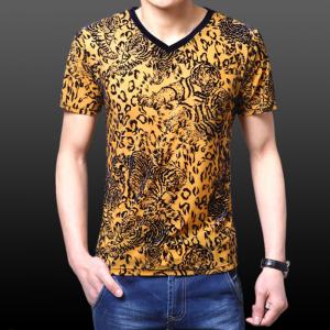 Quality Men's v-neck T-shirt men shirt sale for USA and Europe for sale