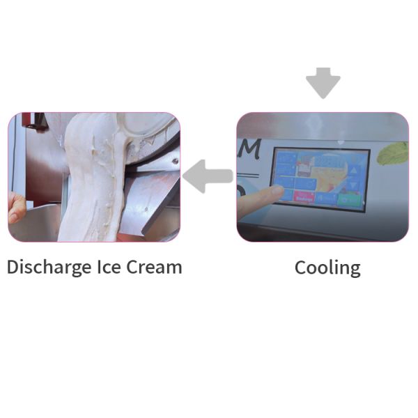 Pasteurized Hard Ice Cream Machine Pasteurizer Gelato Batch Freezer Heat and Freeze Combined Italian Ice Machine