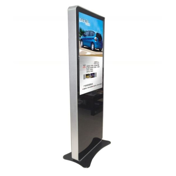 Lobby floor standing 46inch LCD loop AD video totem display player