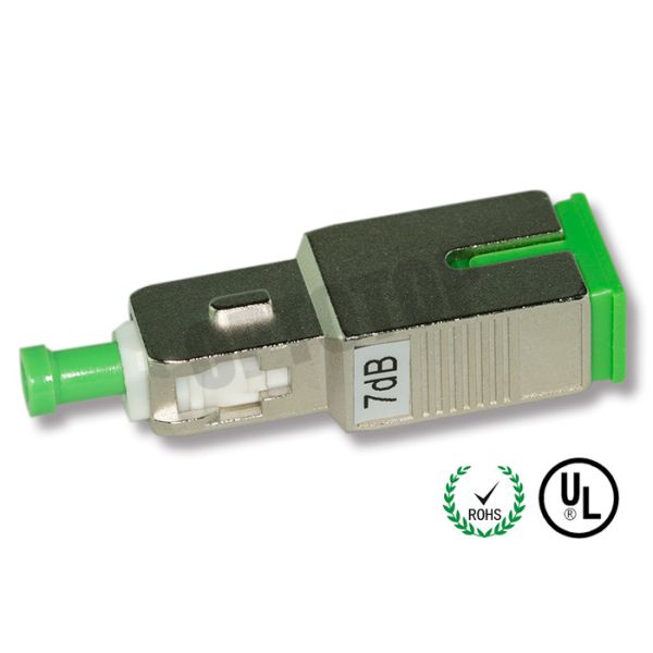 High Return Loss Optical Fiber Attenuator , Fiber Optic Splicing Low PDL