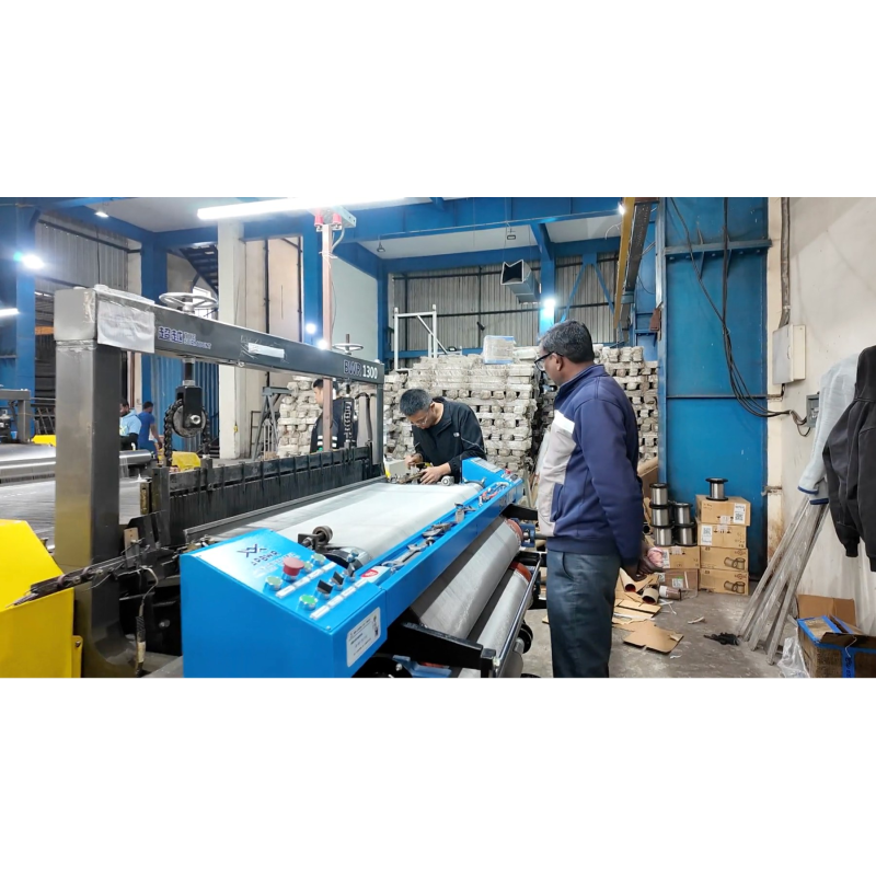 Wire Mesh Weaving Machine AG1300D 1300mm Effective Working Width Equipment