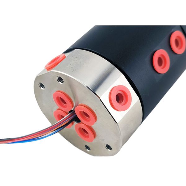 4-Input 4-Output Gas Electric Integrated Slip Ring For Automated Rotating Platforms