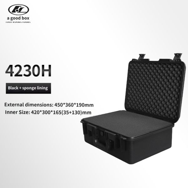 EM-4230H Shockproof Water-resistant IP67 Protective Camera Case with Adjustable Dividers for Cameras and Gear Equipment