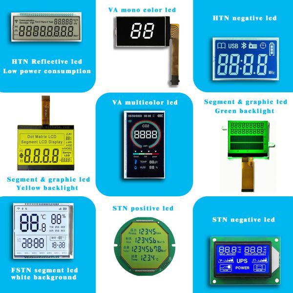 Segment LCD display example