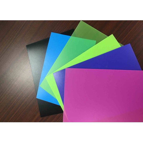 Colorful Packaging HIPS Plastic Sheet Smooth Surface Excellent Weather Ability