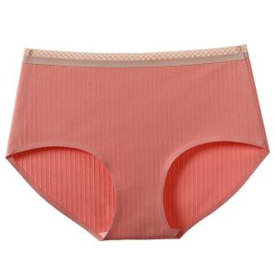 Quality High Tension Ribs Cotton Women's Cotton Panties Underwear Plus Size Silk Thong for sale