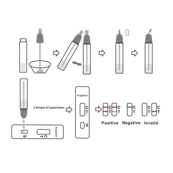 Ag Feces H Pylori Card Test Ce Quick Detection