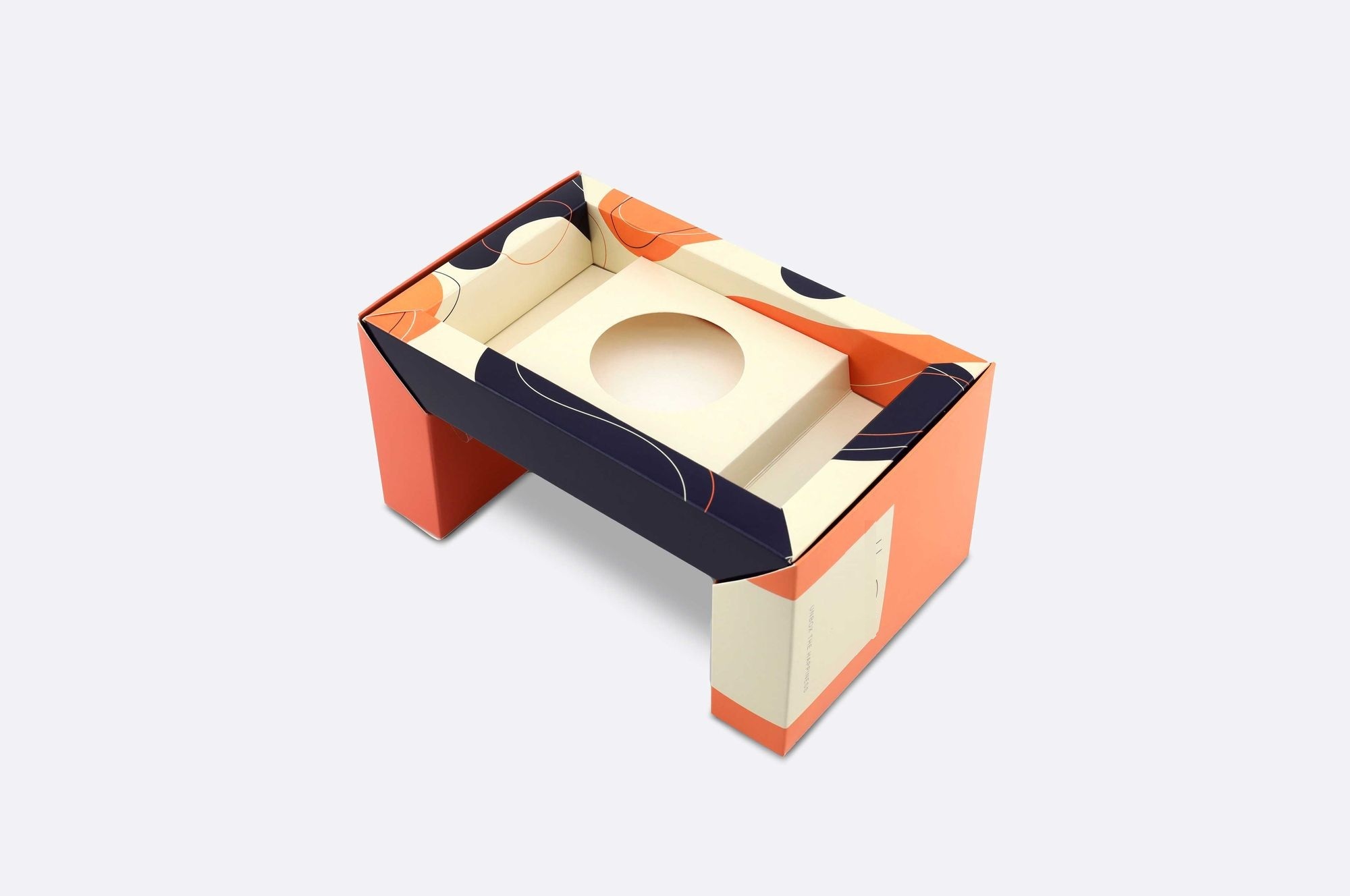 FoldScape Collapsible Display Box Fold-Out Stand Presentation Carton, Flat Pack For 3D Product Showcase**