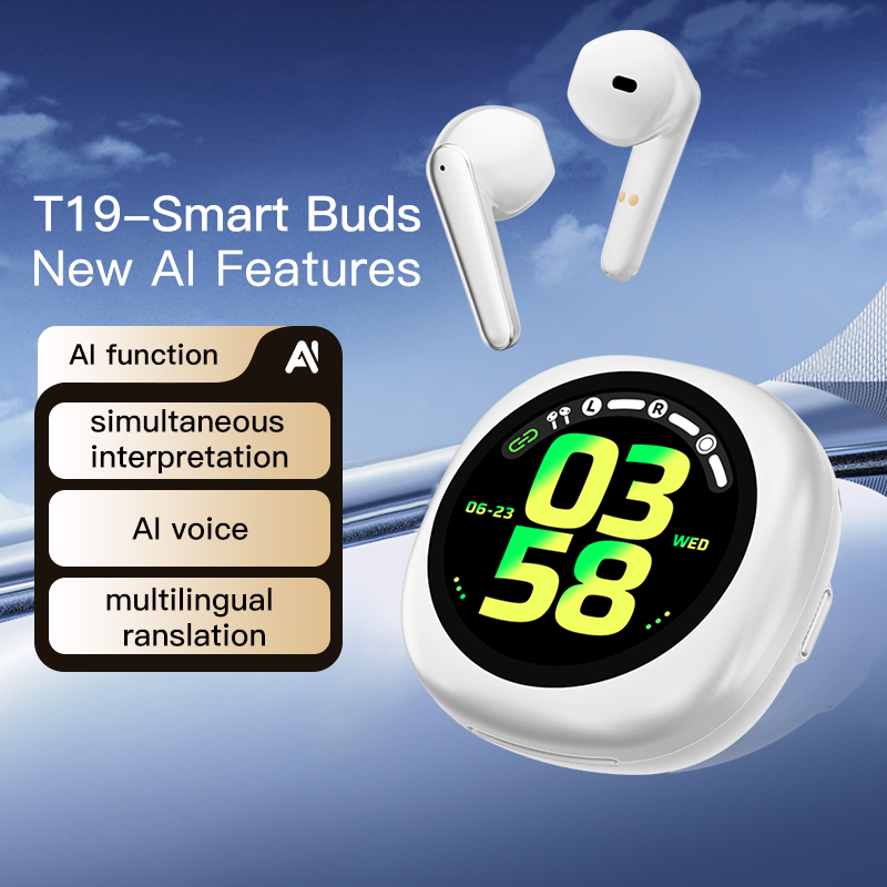 High-Performance Wireless Bluetooth Earphones with Advanced Chipset and Long Battery T19
