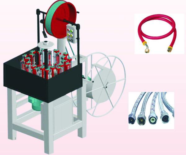 Buy 24 Spindles Pipe Production Line , Stainles Steel Hose Braiding Machine at wholesale prices
