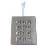12 keys dot matrix Dynamic  IP67 waterproof outdoor metal keypad for industrial phone for sale