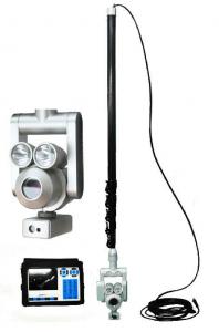 Quality Sewer Drain Pole Inspection Camera Carbon Fiber Pole With 1/4" CCD Component for sale