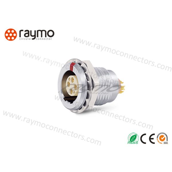 Fixed Socket Circular Push Pull Connectors, Circular Metal Connectors B Series 2-32 Pins