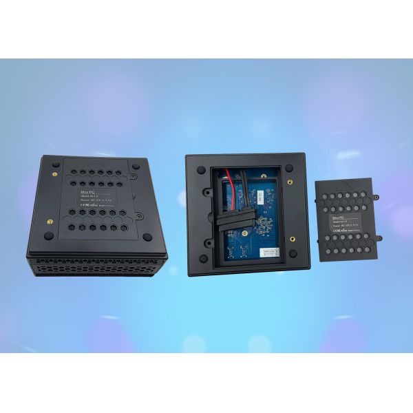 Intel Geminilake J4125 Quad Core Fanless Barebones Pc , Silent Micro Pc HDMI 2.0