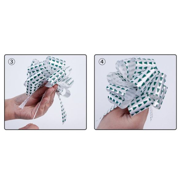 PP Plastic Pull String Ribbon Bows for Clothes Celebration Support Customer Requirements