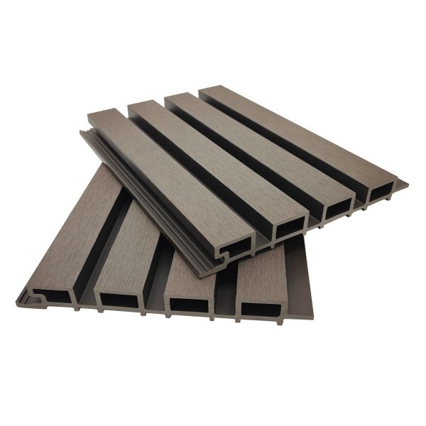 ODM WPC Fluted Panel Wall Composite Wood Cladding Board For Interior Exterior Decoration