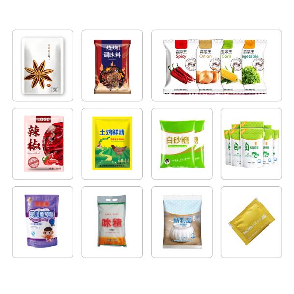 Industrial Multi-Function Mini Automatic Powder Pouch Filling Sealing Packaging Machine Food Spice Doypack Bag Packing Machine