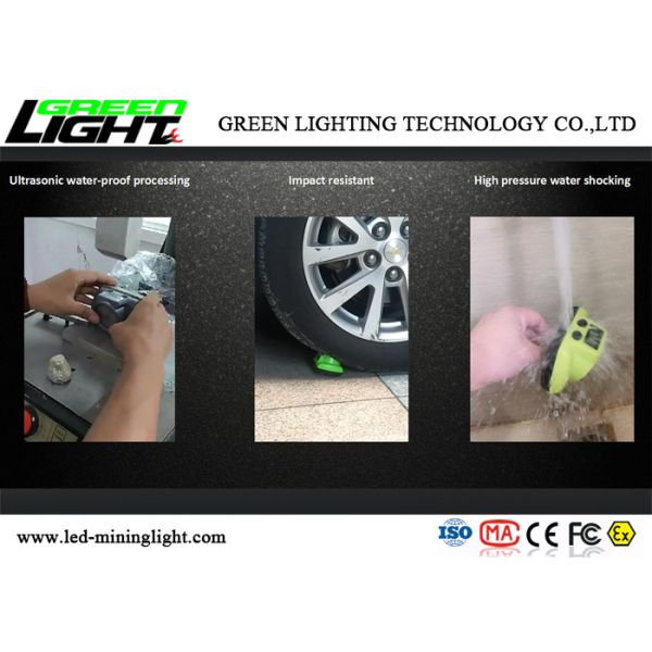 OLED Screen Cordless Miners Cap Lamp 18650 6800mA Battery Capacit Support USB Charging