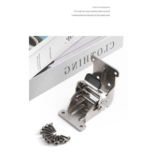 90° Self-locking Folding Hinge Thickened Hardware Accessory for Dining Table Chair Bed Leg Coffee Table Support